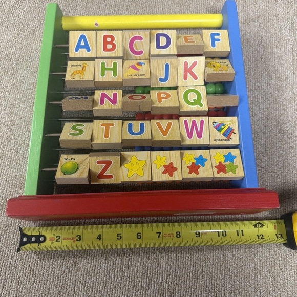 Multicolor Alphabet Learning Abacus - Picture 11 of 12
